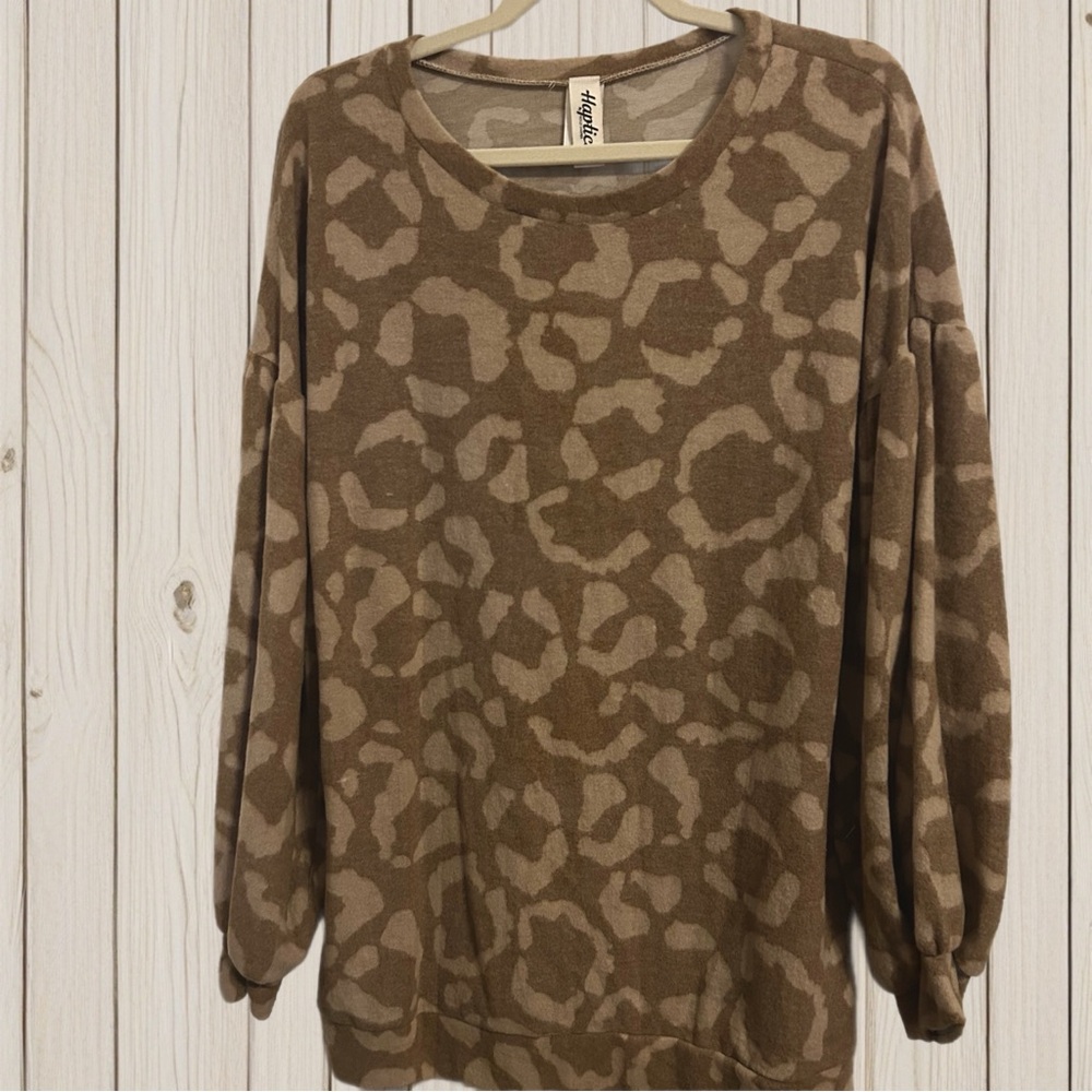 Soft Pullover Animal Print